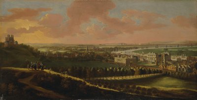 Greenwich, mit London in der Ferne von Unbekannt Unbekannt